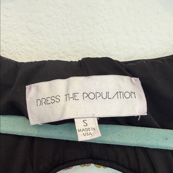 Dress the Population Emerald Sequin Mini Dress - Picture 2 of 4